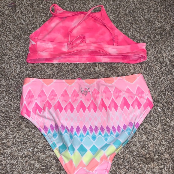 justice reversible bathing suit - Picture 2 of 4